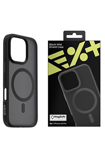 NEXT ONE Husa Mist Shield iPhone 16 Pro, MagSafe, Negru