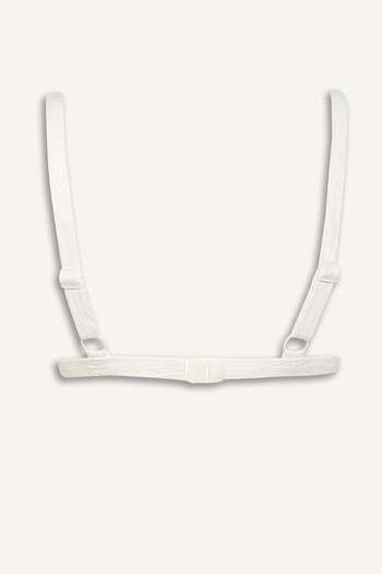 DeFacto Regular Fit Brode Bikini Top-Fall in Love E3897Ax25Sm