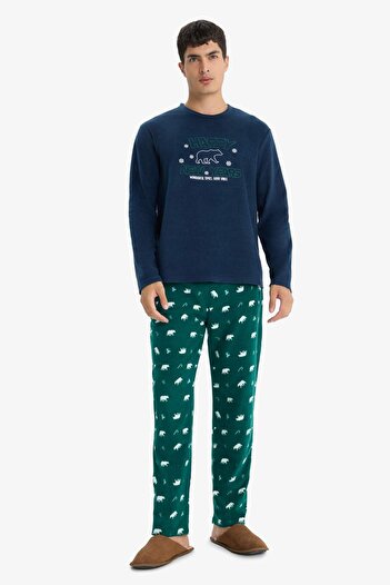 DeFacto Regular Fit Long Sleeve 2-Piece Fleece Set F4671Ax25Wn