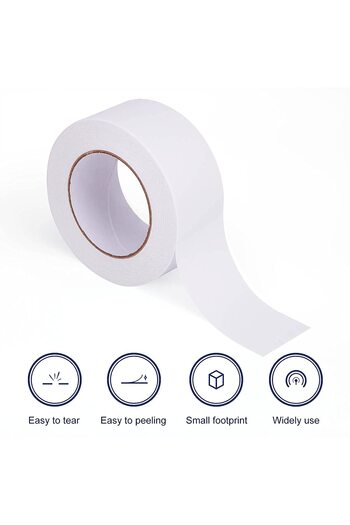 MARKQ Double Sided Tape 2" x 20 Yards Adhesive Sticky Tape for Crafts, Scrapbooking & Gift Wrap (1 Pack)