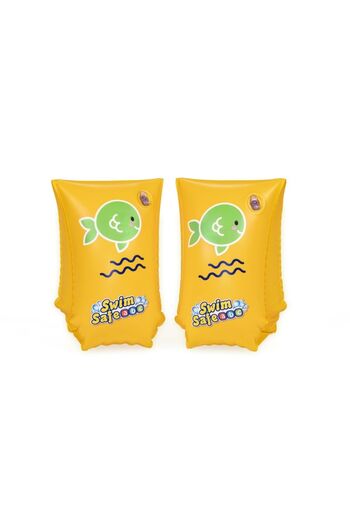 Danube Home Bway Swim Safe Jr Armbands - Durable Plastic Pool Floats for Kids, 30x15 cm, Fun Water Safety