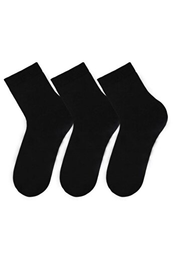 Bross Towel Flat Female Socket 3-Piece Black