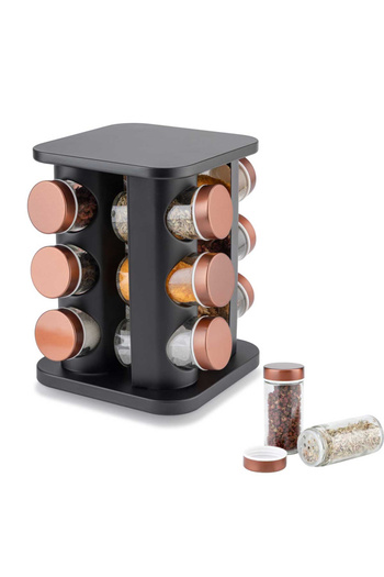 Other ROTATING SPICE RACK 12 CONTAINERS E-8255
