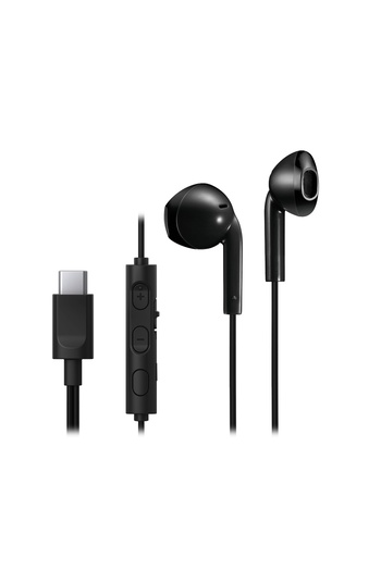 JVC HA-FR17UC-B-U Headphones, Wired, In-Ear, Microphone, USB-C, black