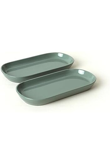 STOREMAX Green Noyan Boat Plate 2 Pieces 26 cm 326