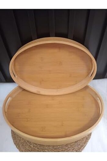 STOREMAX Tray 2 Oval, Tea Tray, Presentation Tray, Coffee Presentation Tray