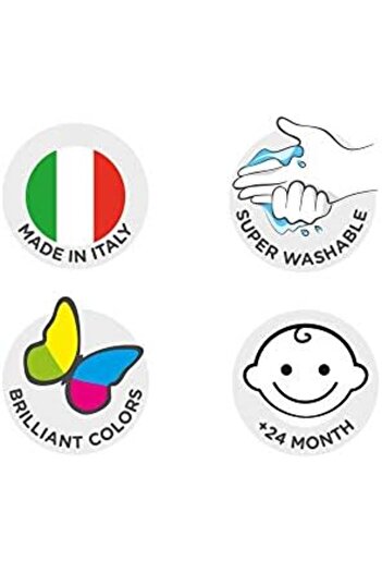 STOREMAX Polysight Baby Washable Finger, 6 Colors X 80 g Trendzap 467437