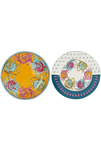 STOREMAX Goldwhirl Art Estelle 20 cm Set of Four Plates Trendflash 467437