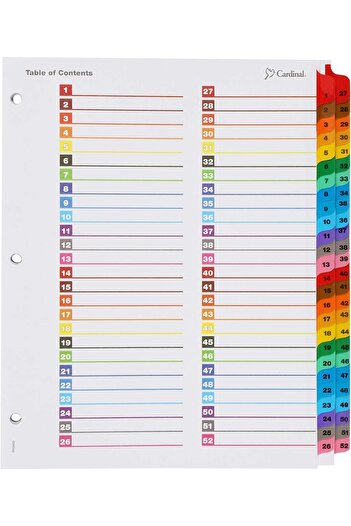 STOREMAX Polysight Onestep Printable Dividers Trendzap 467437