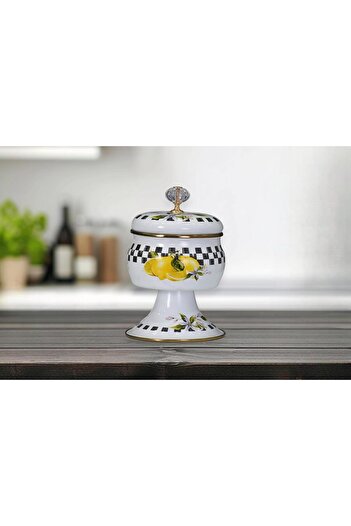STOREMAX Goldwhirl Lemon Footed Sugar Bowl Trendflash 467437