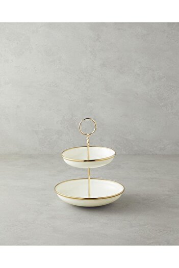 STOREMAX Goldwhirl Petite Katlı Servis 14X16 cm Cream Trendflash 467437