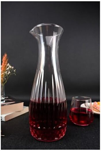 STOREMAX Goldwhirl Glass Carafe Bottle Pattern-2 - Ln.Ksu.010.00.000 C1-1-288 Trendflash 467437