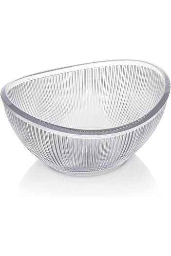 STOREMAX Goldwhirl Baroque Salad Bowl Small Transparent Trendflash 467437