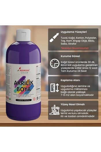 STOREMAX Polysight Rose Purple Acrylic 500 Gr Trendzap 467437