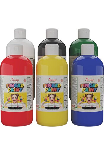 STOREMAX Polysight Rose Primary Colors Finger Set of 6 6X500 Gr Trendzap 467437