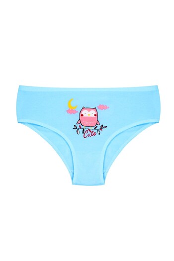 Öts Girl's Underwear 3-Piece Printed (96% Cotton - 4% Elastane)