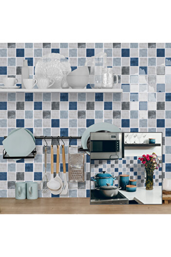 Stickez Tiles 3d Kendinden Yapışkanlı Duvar Karosu 30,5 cm x 30,5 cm (4 ADET) 0,371 m²