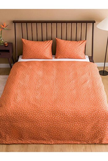 LC Waikiki Leaf Patterned Double Duvet Cover Set (W4)