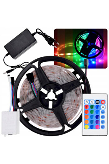 Jokomisiada LED Strip Light SMD, 5 meters, Multicolor with Remote