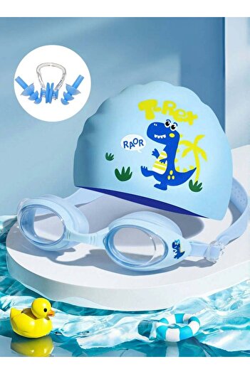 Super ZYouth Kids Swimming Goggles, Children Swim Goggles with Silicone Swim Cap, Anti-Fog Swim Gear