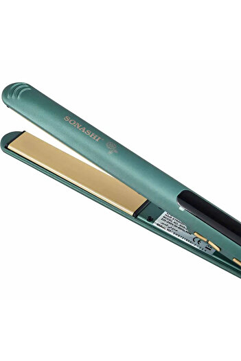sonashi Golden Ceramic Coating Plate Hair Straightener, Green