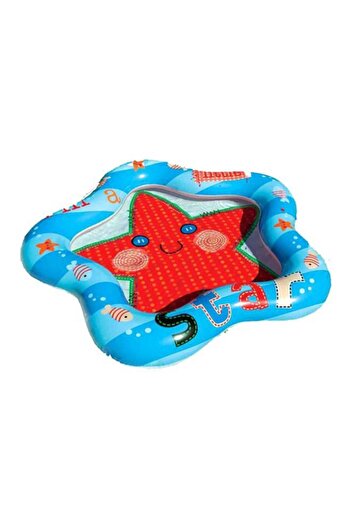 Intex Star Shaped Baby Inflatable Foldable Portable Lightweight Swimming Pool 102x99x13cm