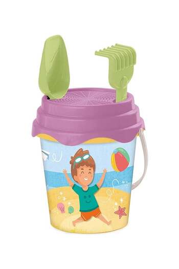 Mondo Eco-Friendly Bucket Set 17cm (assorted) – Sand Play & Outdoor Toy for Kids