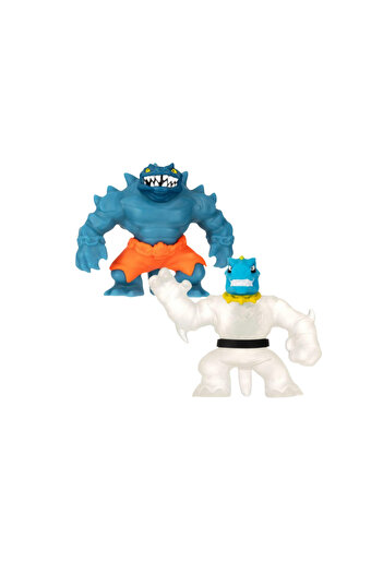 GOO JIT ZU Goo Jit Zu - Ultraglo Tyro VS Shadowclaw Rock Jaw