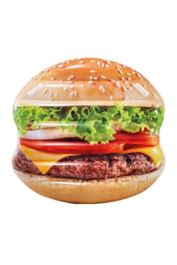 Intex Juicy Inflatable Burger Island Pool Float 1.45*1.42meter