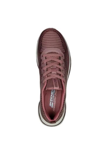 SKECHERS Women's Arc Waves Knit Sneakers - Burgundy, Size 39 EU