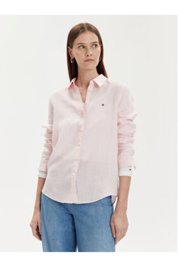 Tommy Hilfiger Women's Shirt WW0WW42037 Pink