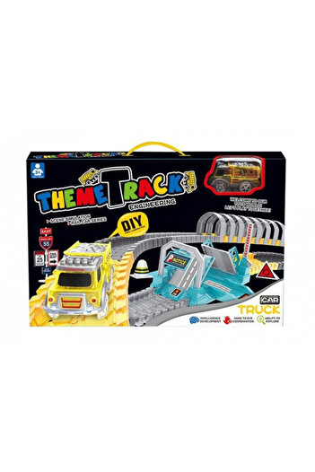 Themen Play Set Track with Truck, Tunnel, 169 Pieces