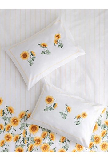LC Waikiki Double Cotton Floral Patterned Duvet Cover Set (S2)