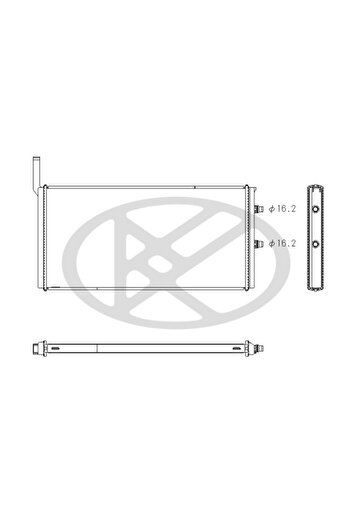 Thermotec Radiator, Audi A3, 8P1,