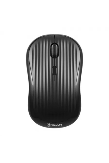 TELLUR Mouse Optic Ridge TLL 491351 Wireless 2.4 Ghz Bluetooth 1600 DPI Black