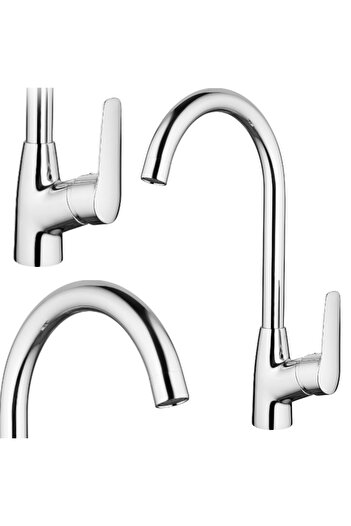 Other DEANTE BORO chrome sink tap with U spout, free household vinegar gel