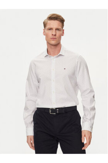 Tommy Hilfiger Men's Shirt MW0MW34649 White