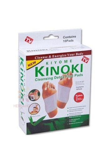 Kinoki Detox Foot Pads - Kiyome Kinoki, 10 Pieces