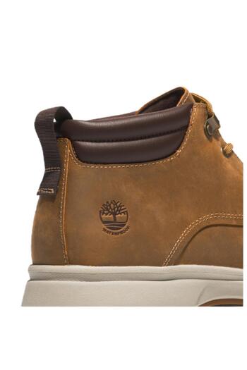 Timberland Atwells Ave Waterproof Chukka Boots – Men’s Leather, Brown, Size 43.5, Stylish Footwear