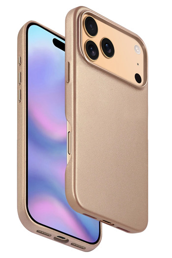 Fuchsia Apple iPhone 17 Pro Hbc-242 Dividing Magsafe Cover - Desert Titanium