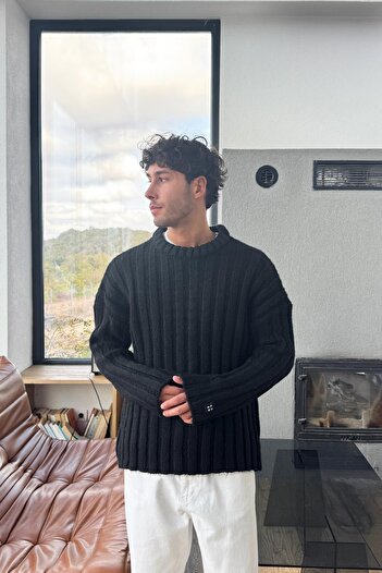 Flaw Wear Reverse Stitch Knitwear Sweater