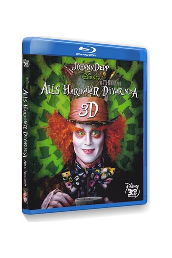 Tiglon Alice İn Wonderland (Alis Harikalar Diyarında) (3D Blu-Ray Disc) Tek Disk