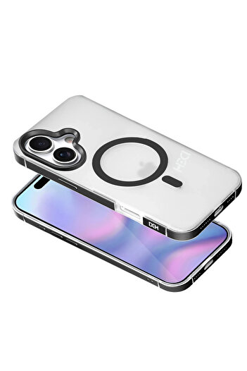 Fuchsia Apple iPhone 17 Hbc-394 Himalayas Magsafe Cover - Black