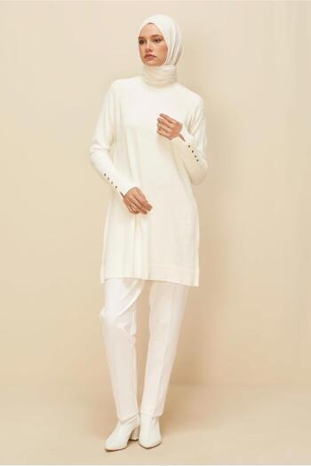Alvina Buttoned Knit Tunic 45929