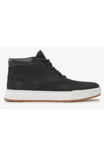 Timberland Maple Grove Men's Leather Sneakers Black 43.5 EU - Durable & Stylish Casual Footwear