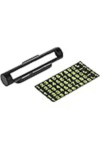 Yesido Temporary Parking Number Plate - C68, Black