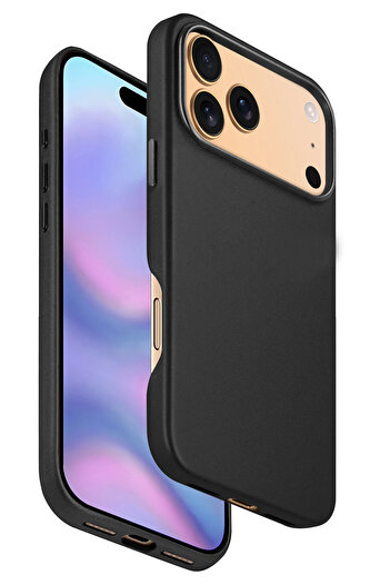 Fuchsia Apple iPhone 17 Pro Max Hbc-242 Dividing Magsafe Cover - Black