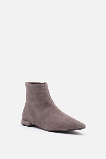 Bestyle Vita Women's Mink 100% Real Suede Leather Pointed Toe Boots