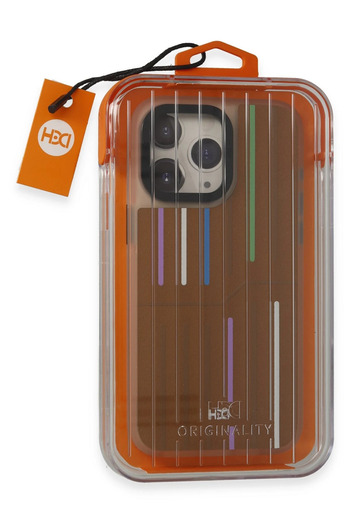 Fuchsia iPhone 15 Pro Case Hbc-221 Roma Cover - Brown