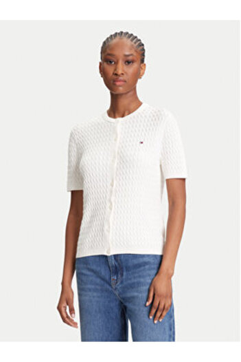 Tommy Hilfiger Women's Cardigan WW0WW45707 Multicolor